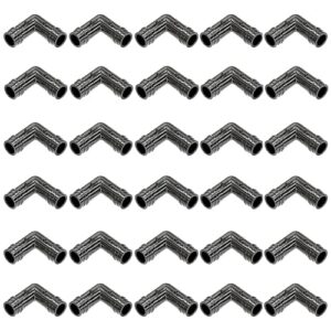 Poly Pex A Expansion Fittings F-1960 1/2" inch Elbows [30 PCS] | Lead Free Plastic Fittings for Pex-A Pipe in Plumbing [1/2 inch Elbow] [Pack of 30]